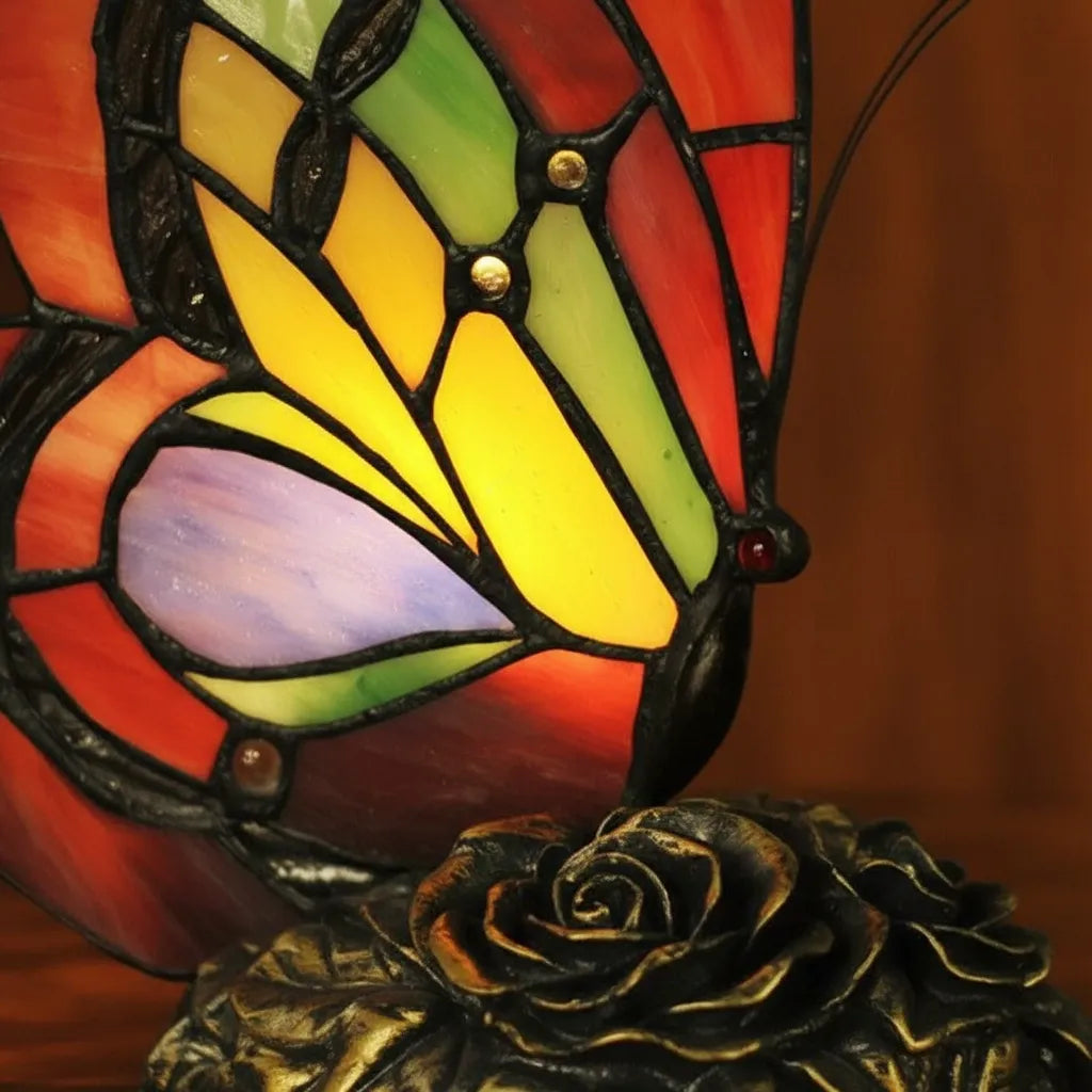 Lampe Tiffany Papillon Vintage