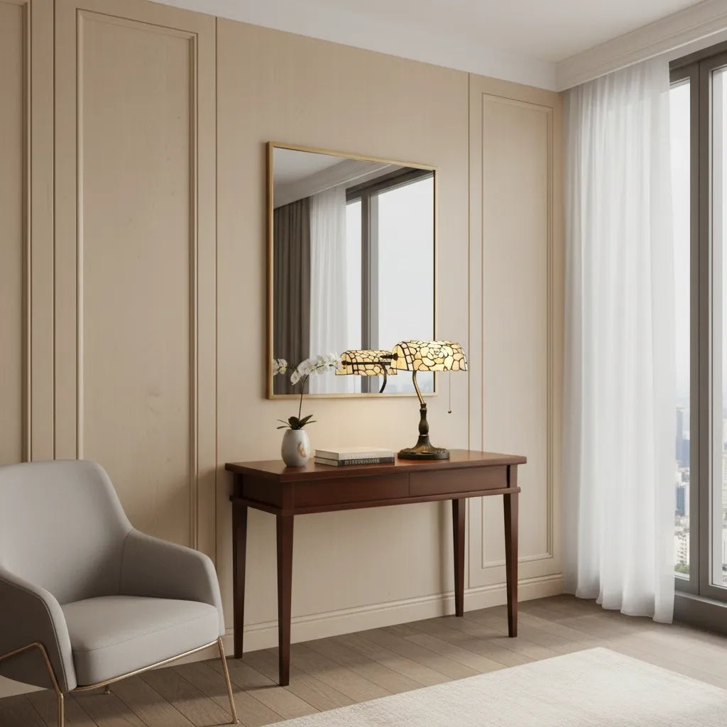 Lampe Tiffany Rose Antique