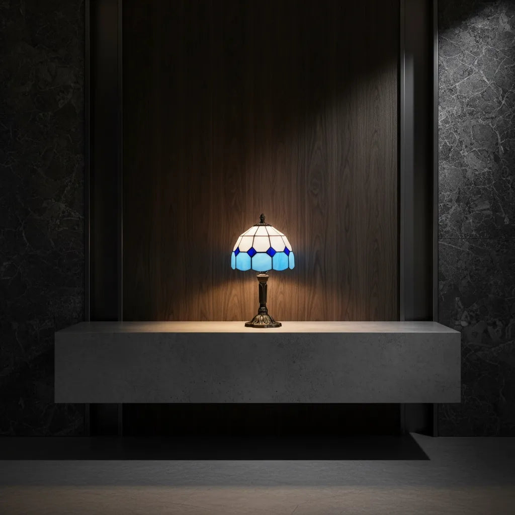 Lampe Tiffany Saphir