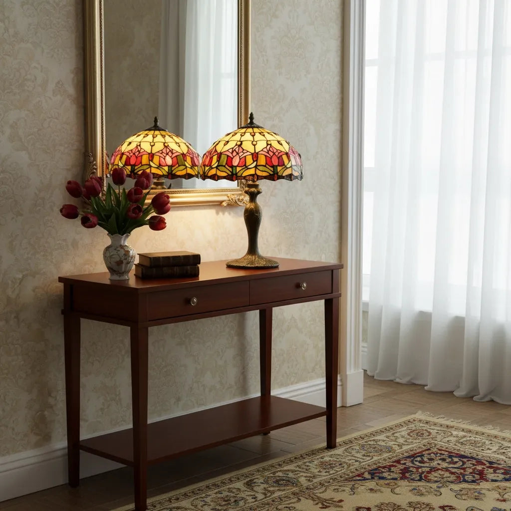 Lampe Tiffany Tulipe Royale