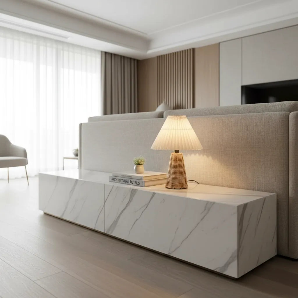 Lampe de Chevet Rotin