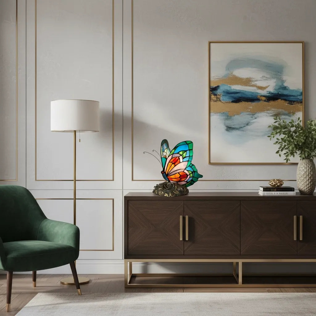 Papillon Lampe Tiffany