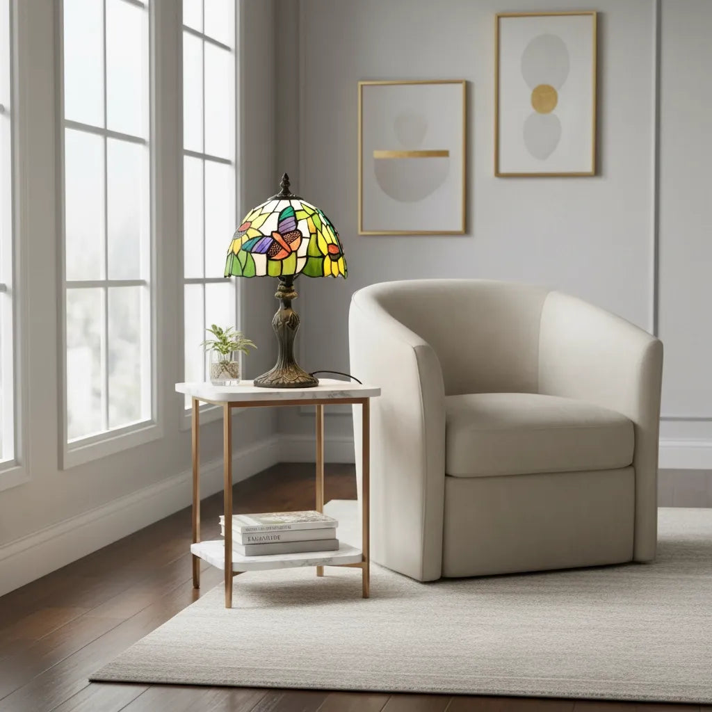 Tiffany Lampe Papillon d'Été