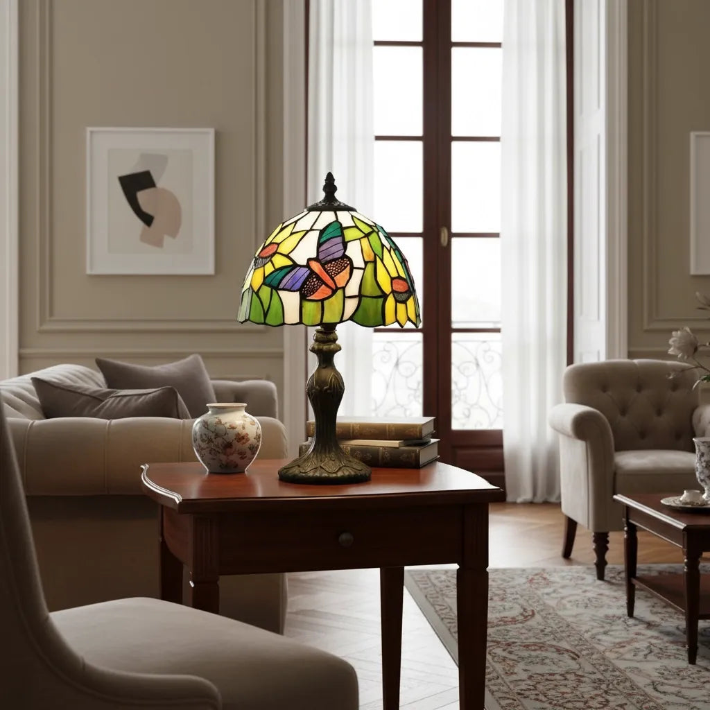 Tiffany Lampe Papillon d'Été