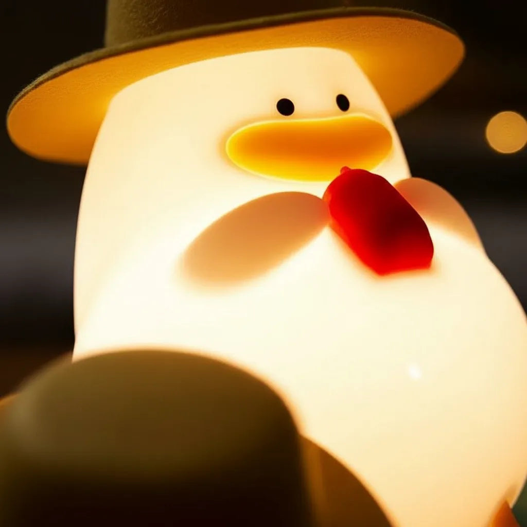 Veilleuse Canard Chapeau