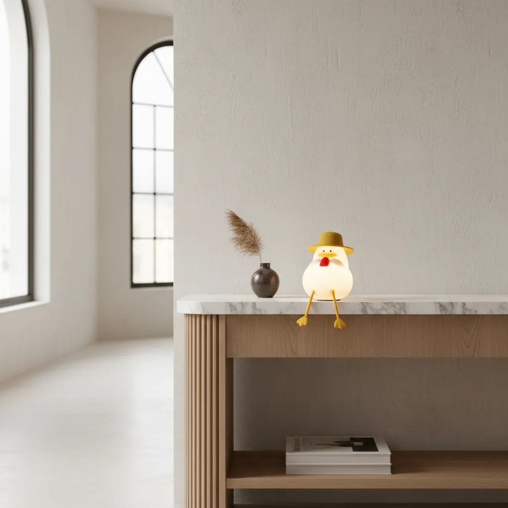 Veilleuse Canard Chapeau