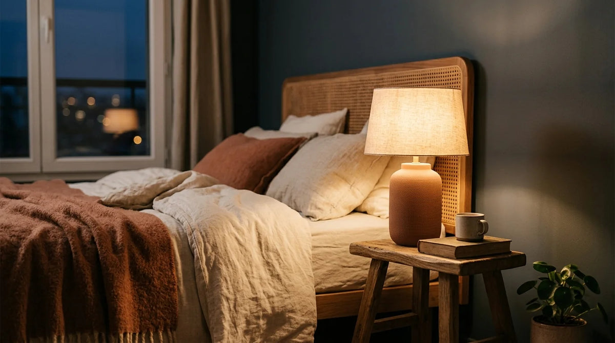Pas de table de chevet : où poser sa lampe ?