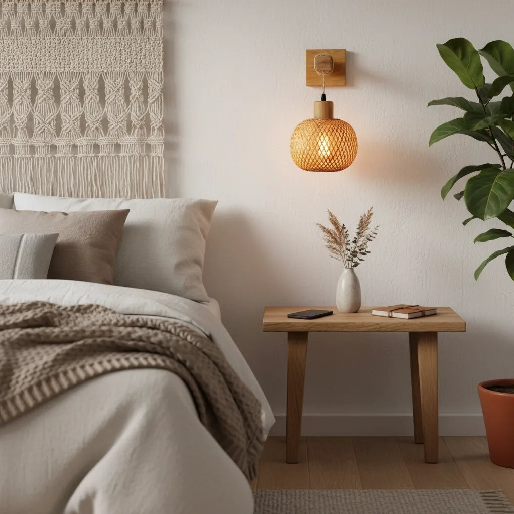 Applique Murale Rotin