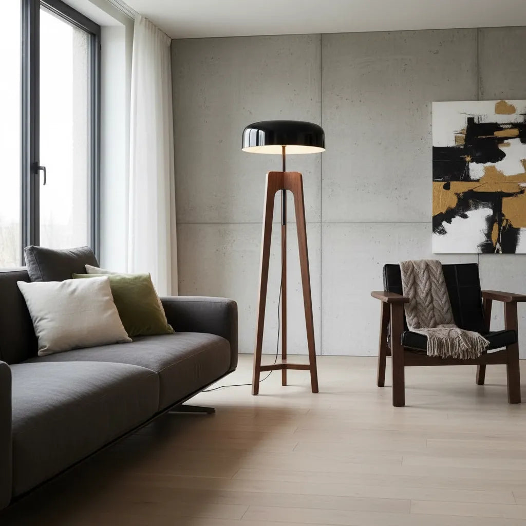 Lampadaire Bois Design