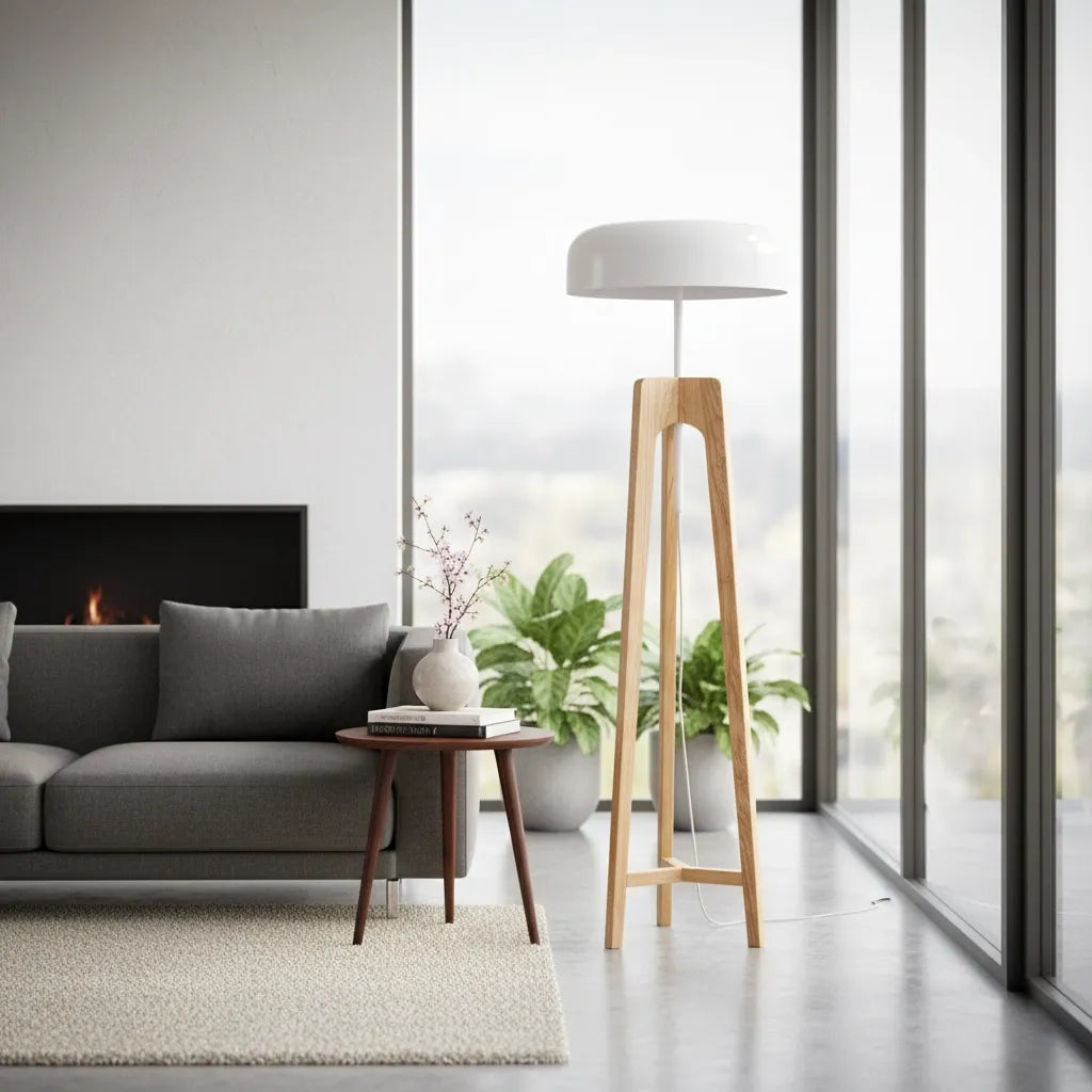 Lampadaire Bois Design