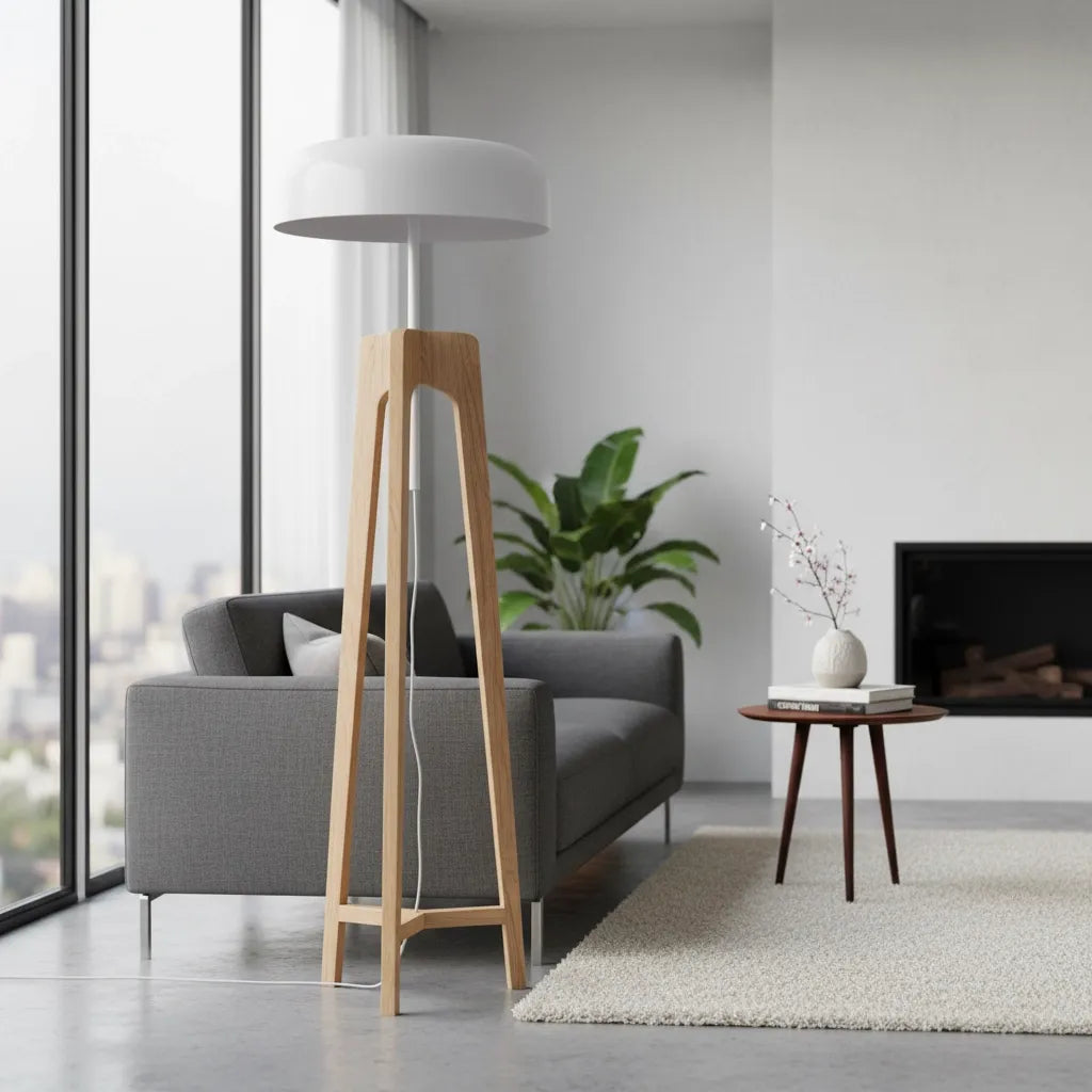 Lampadaire Bois Design