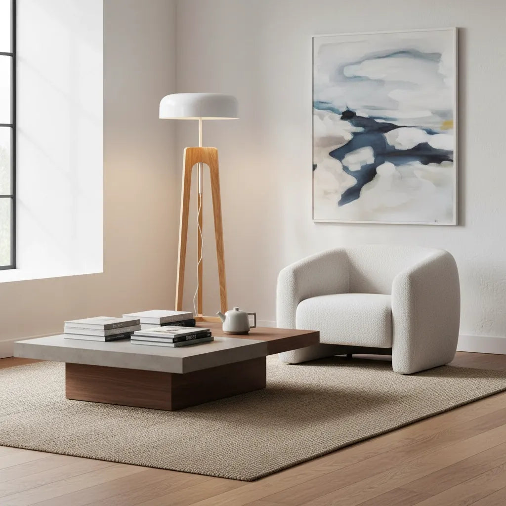 Lampadaire Bois Design