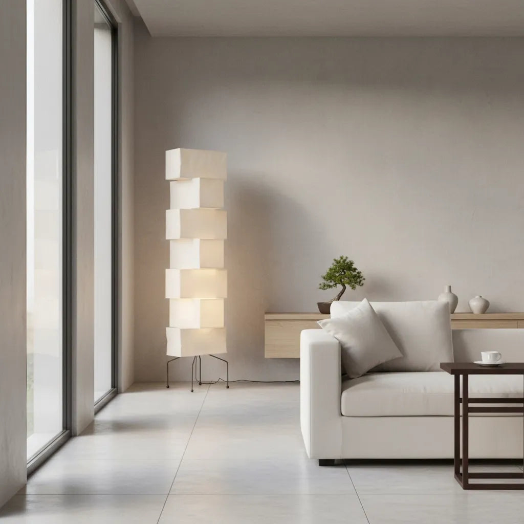 Lampadaire Japonais Papier
