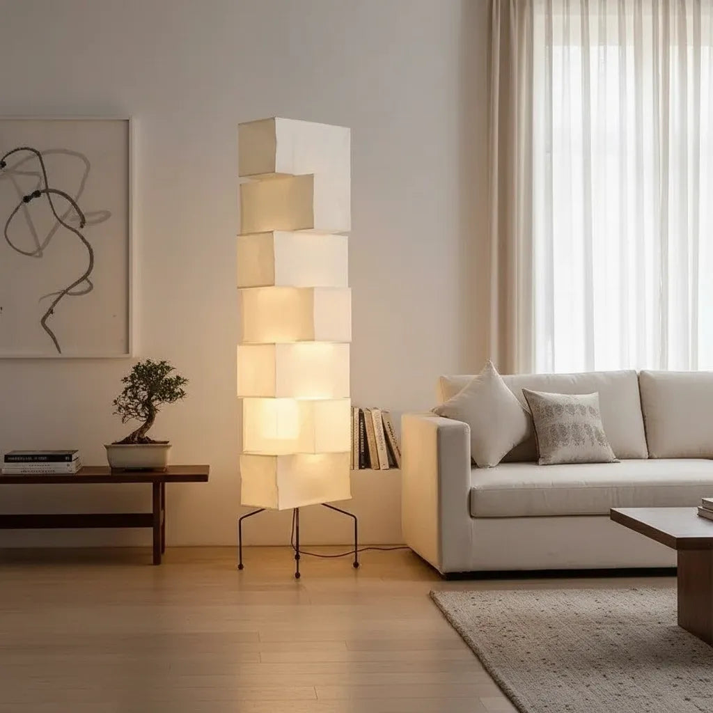 Lampadaire Japonais Papier