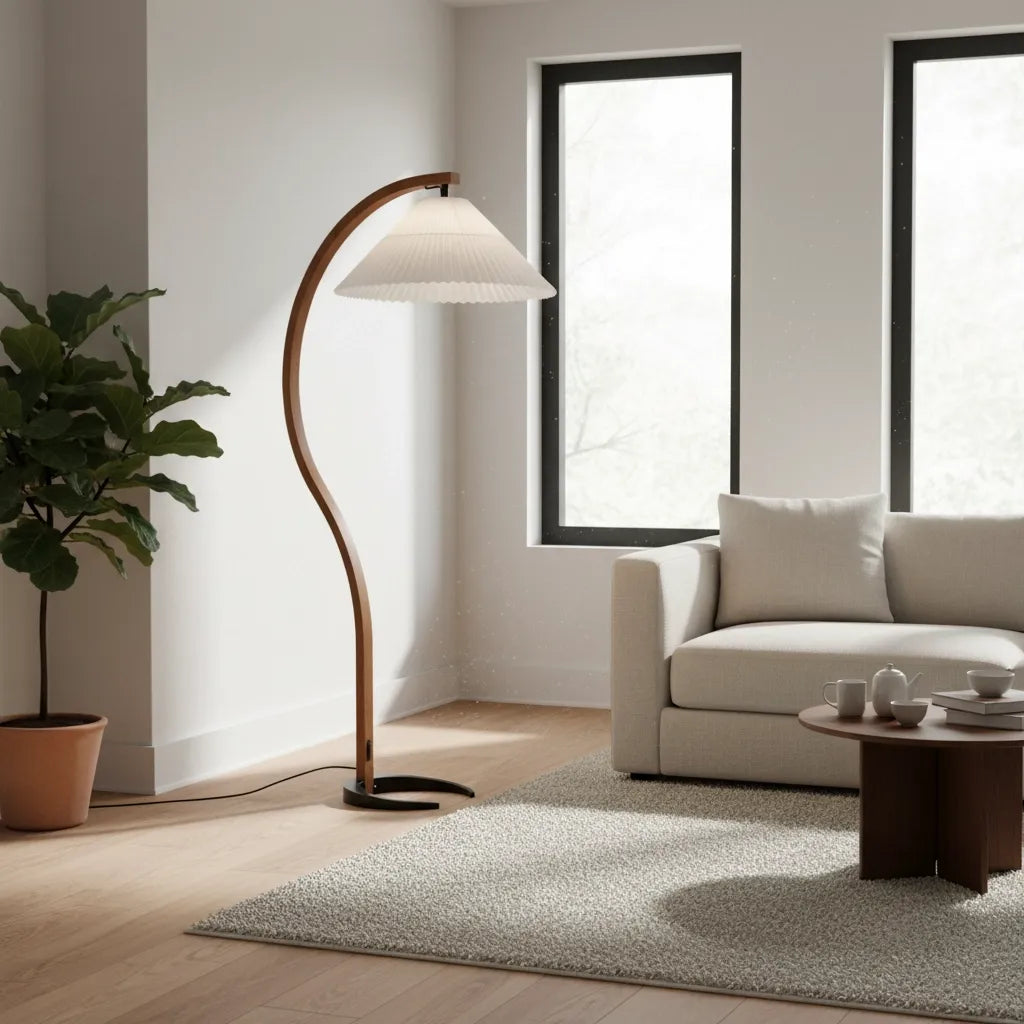 Lampadaire Salon Bois