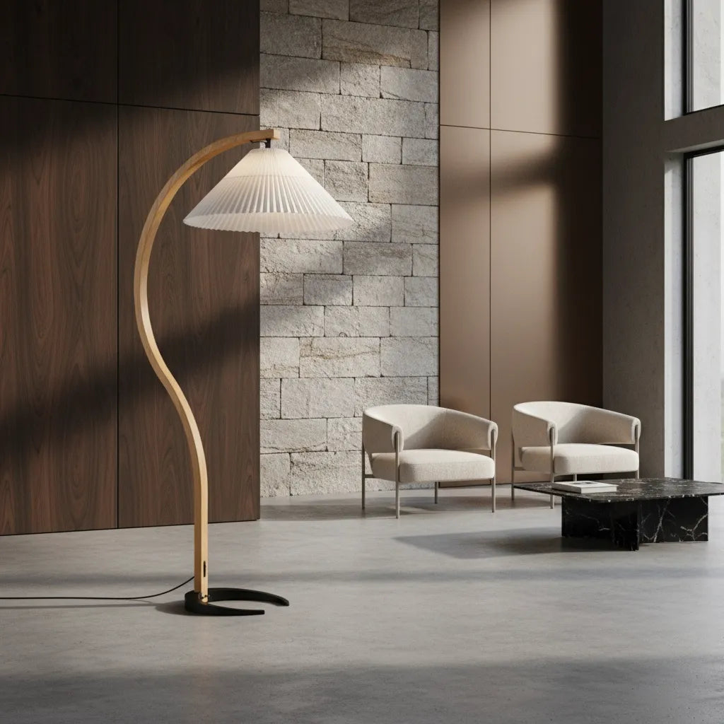 Lampadaire Salon Bois