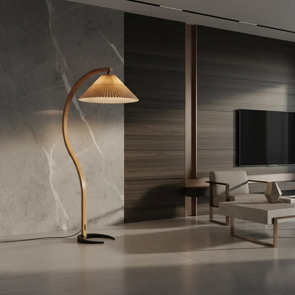 Lampadaire Salon Bois