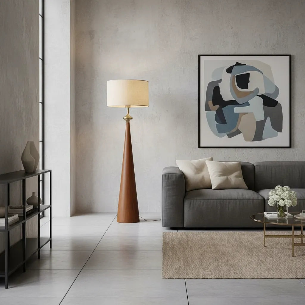 Lampadaire Salon Design Bois