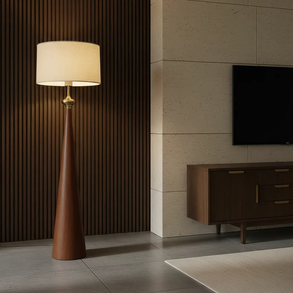 Lampadaire Salon Design Bois