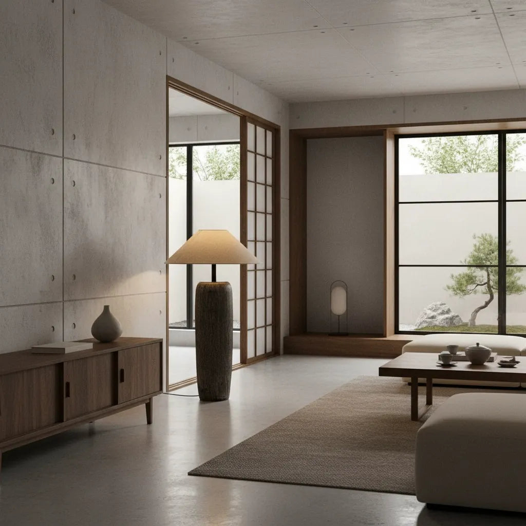 Lampadaire Style Japonais