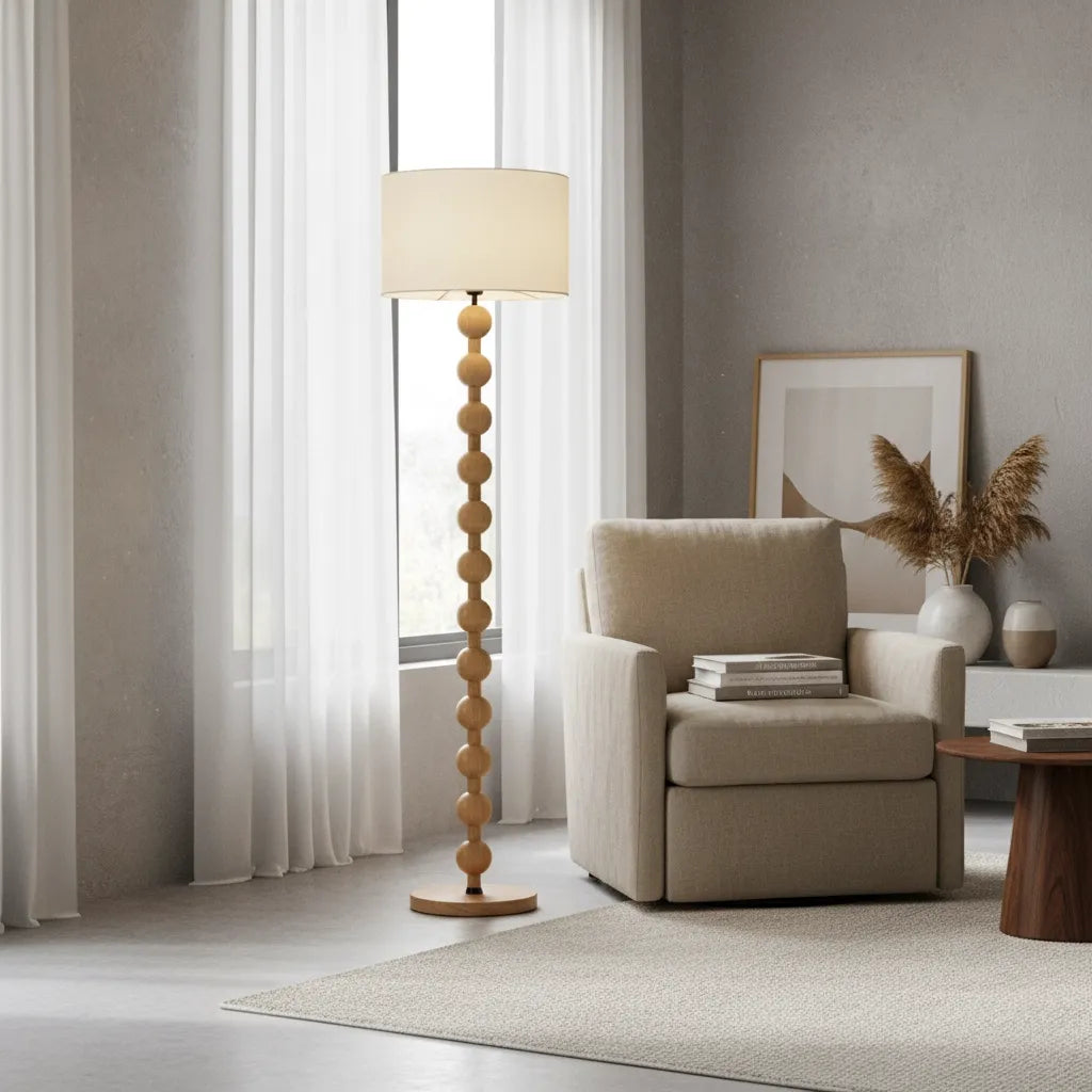 Lampadaire sur Pied Bois