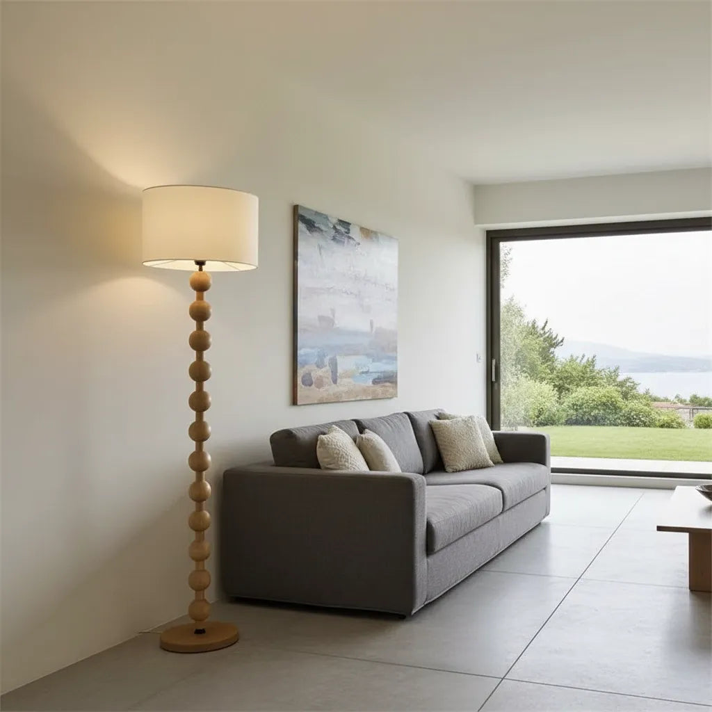 Lampadaire sur Pied Bois