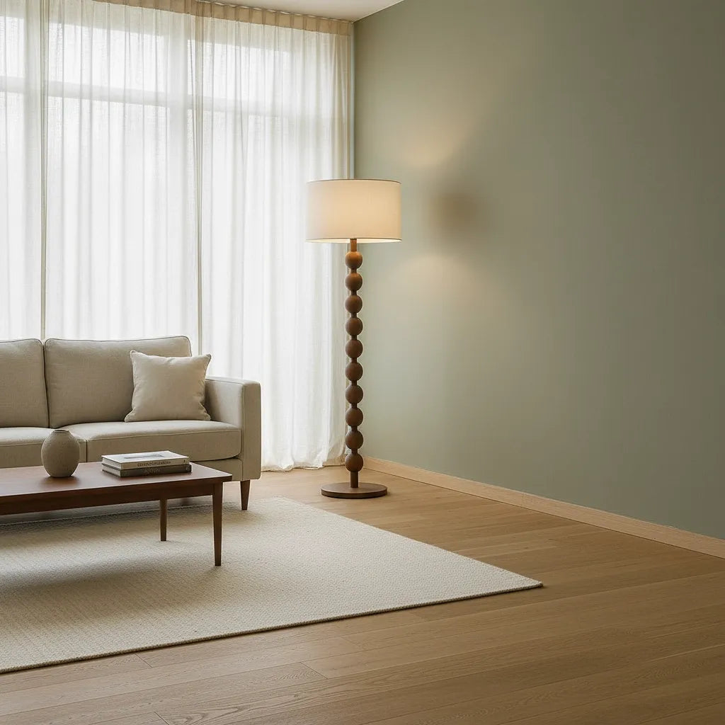 Lampadaire sur Pied Bois