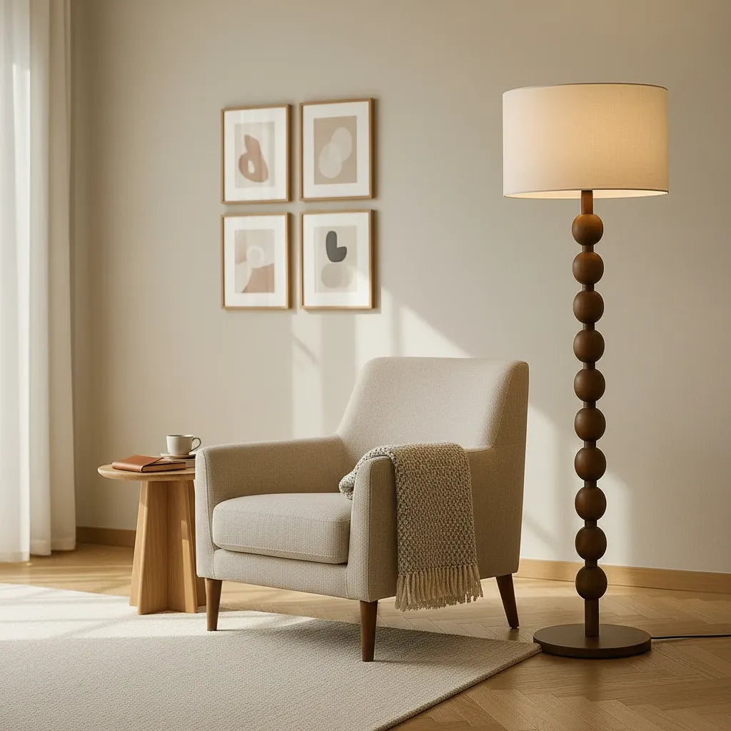 Lampadaire sur Pied Bois