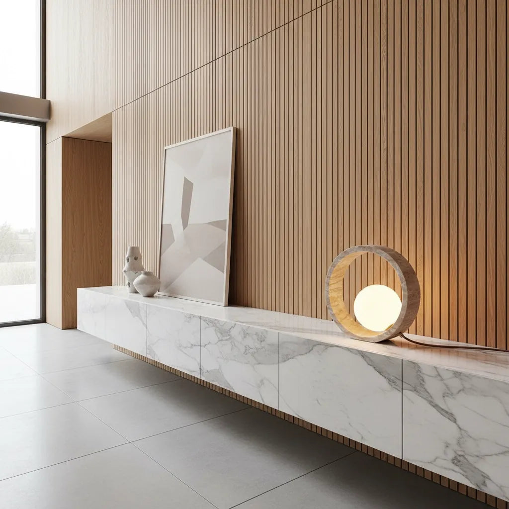 Lampe à Poser Travertin