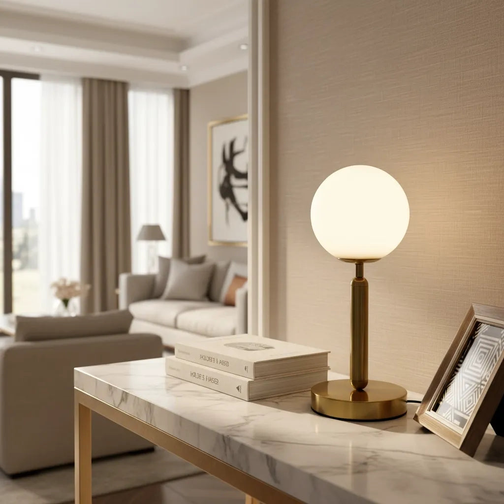 Lampe Boule à Poser