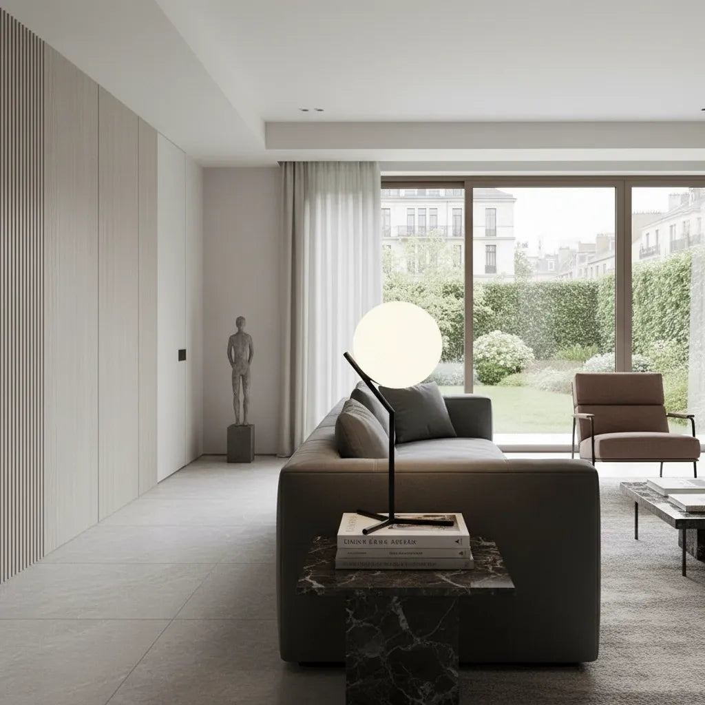 Lampe Boule à Poser Design