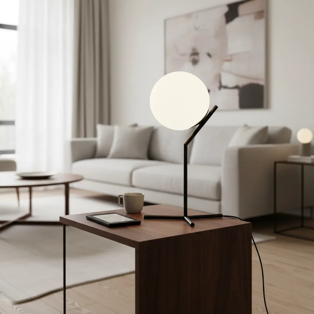 Lampe Boule à Poser Design