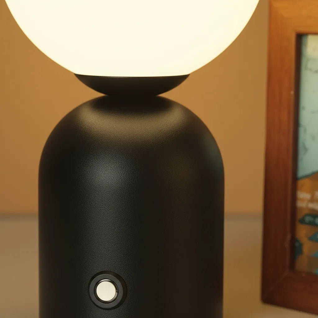 Lampe Boule à Poser Vintage