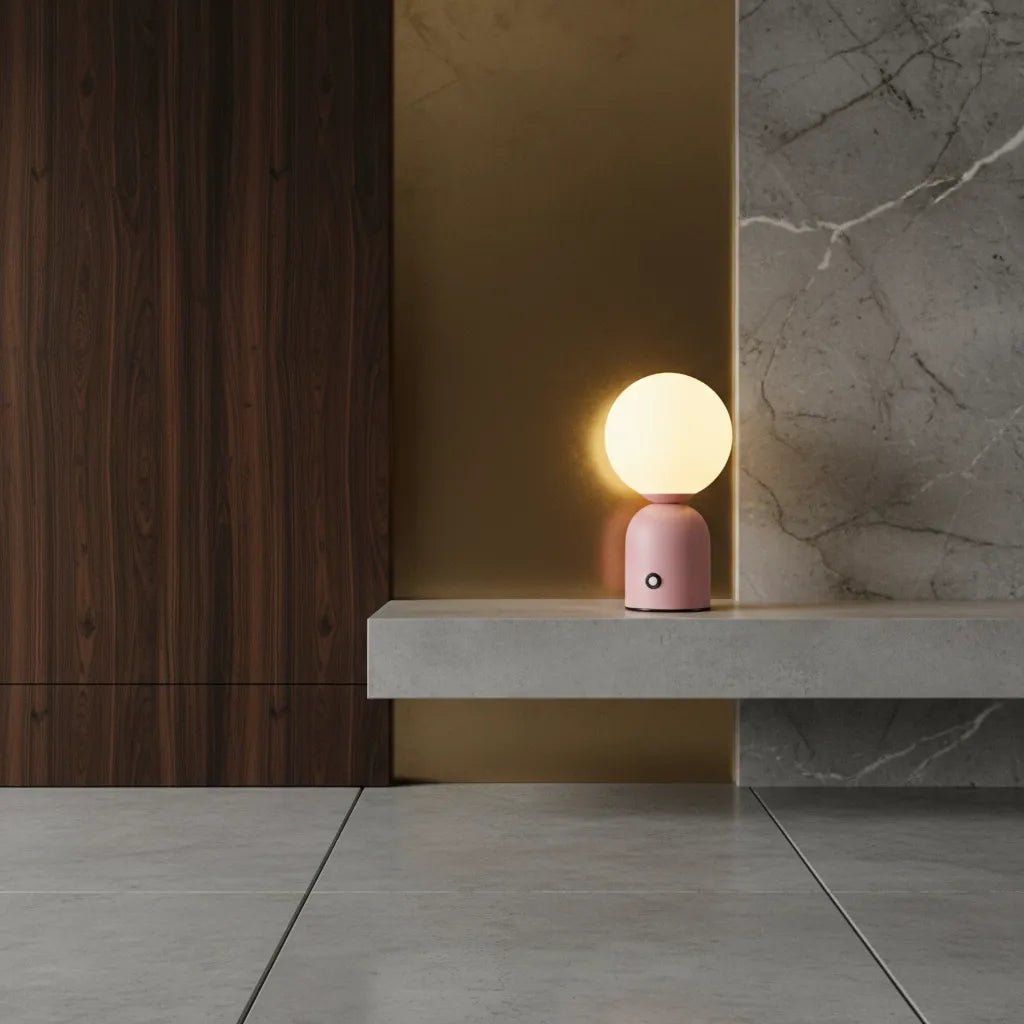 Lampe Boule à Poser Vintage