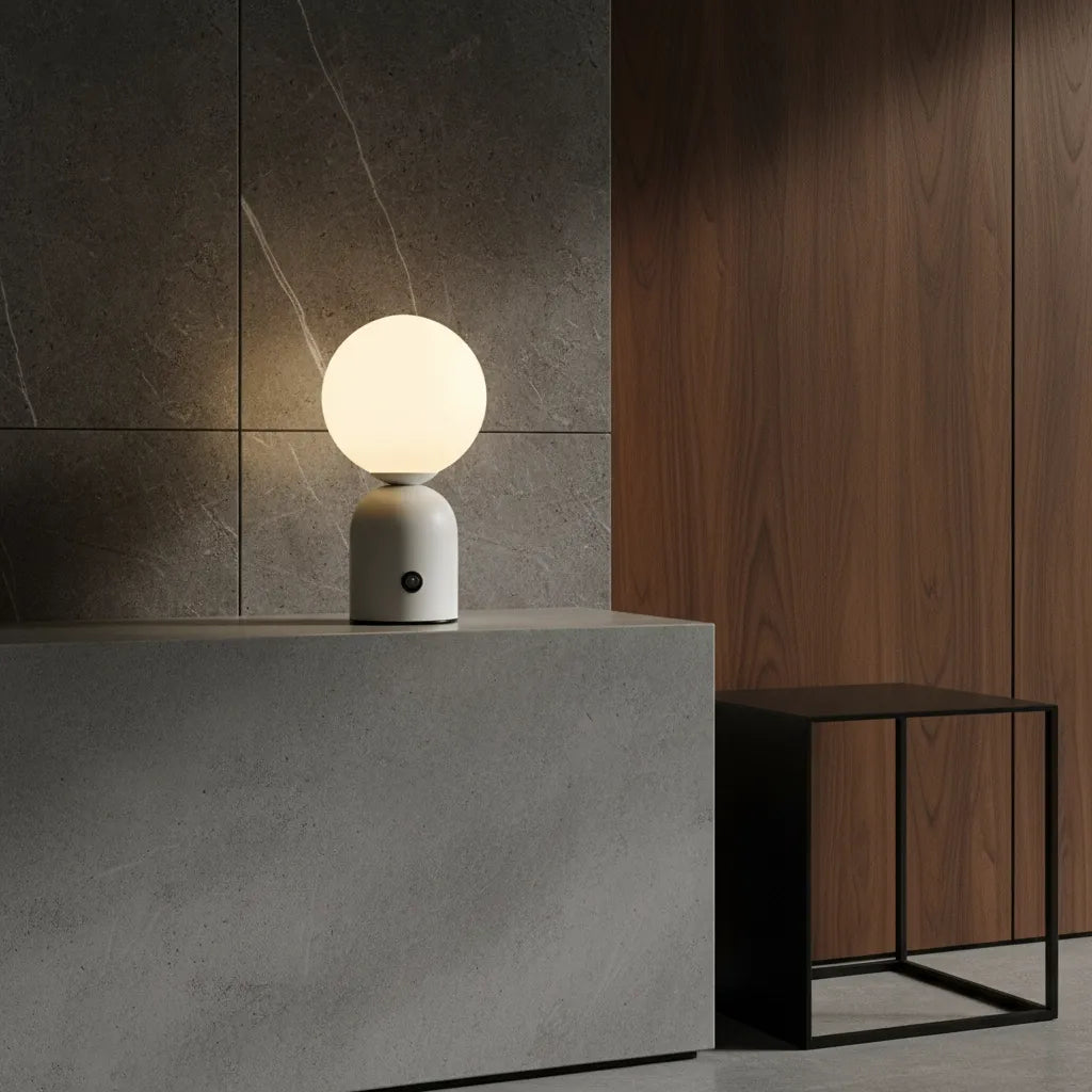 Lampe Boule à Poser Vintage