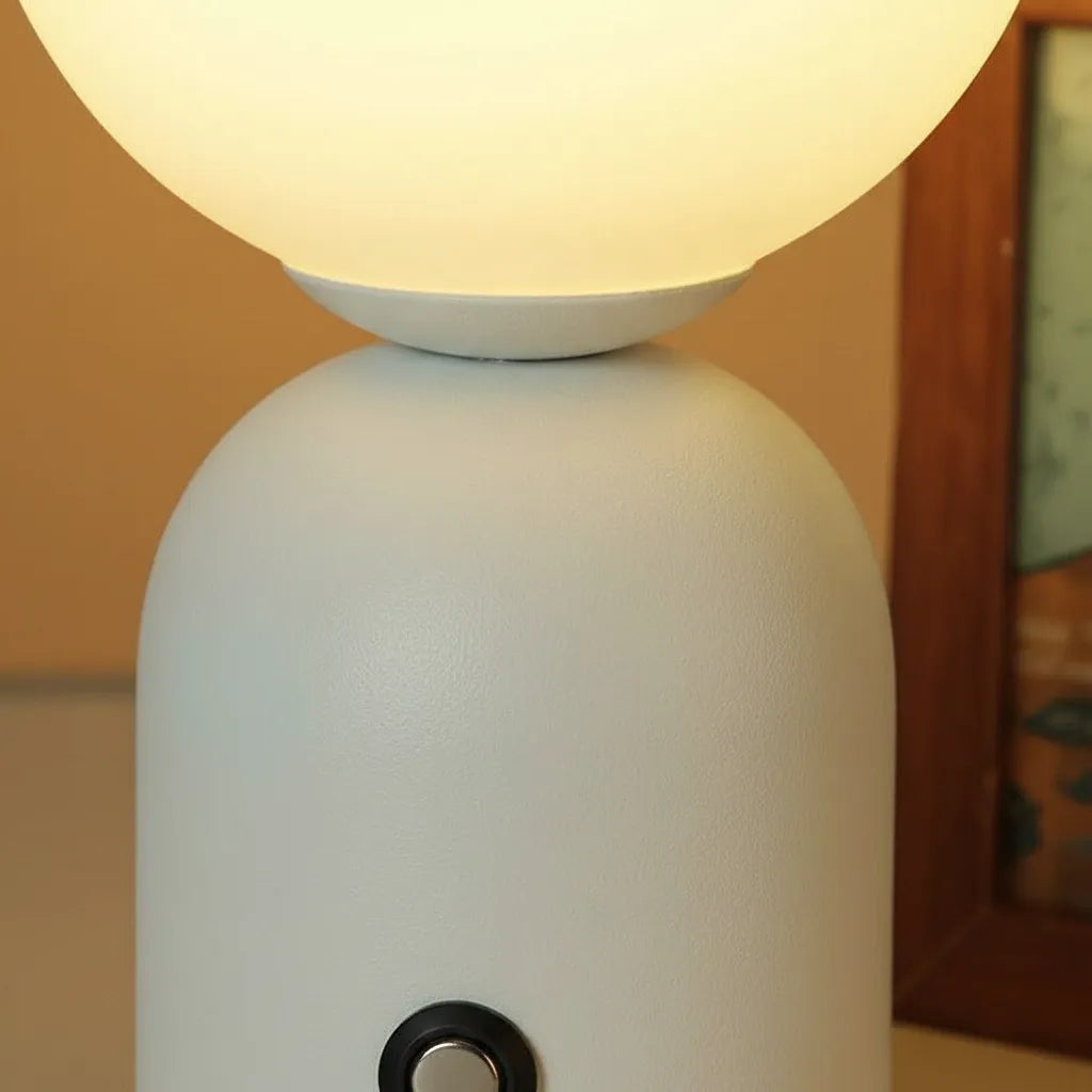 Lampe Boule à Poser Vintage