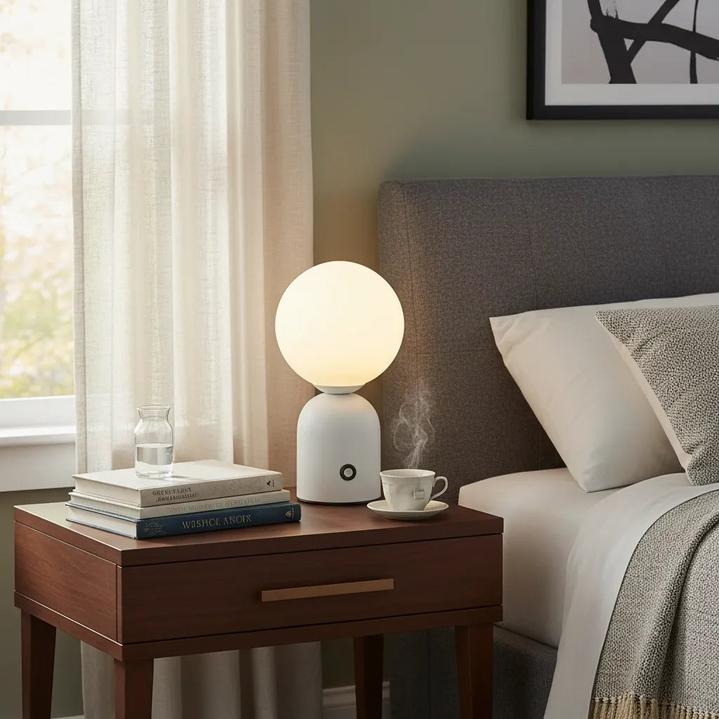 Lampe Boule à Poser Vintage