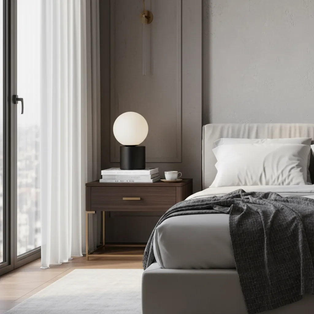 Lampe Boule de Chevet