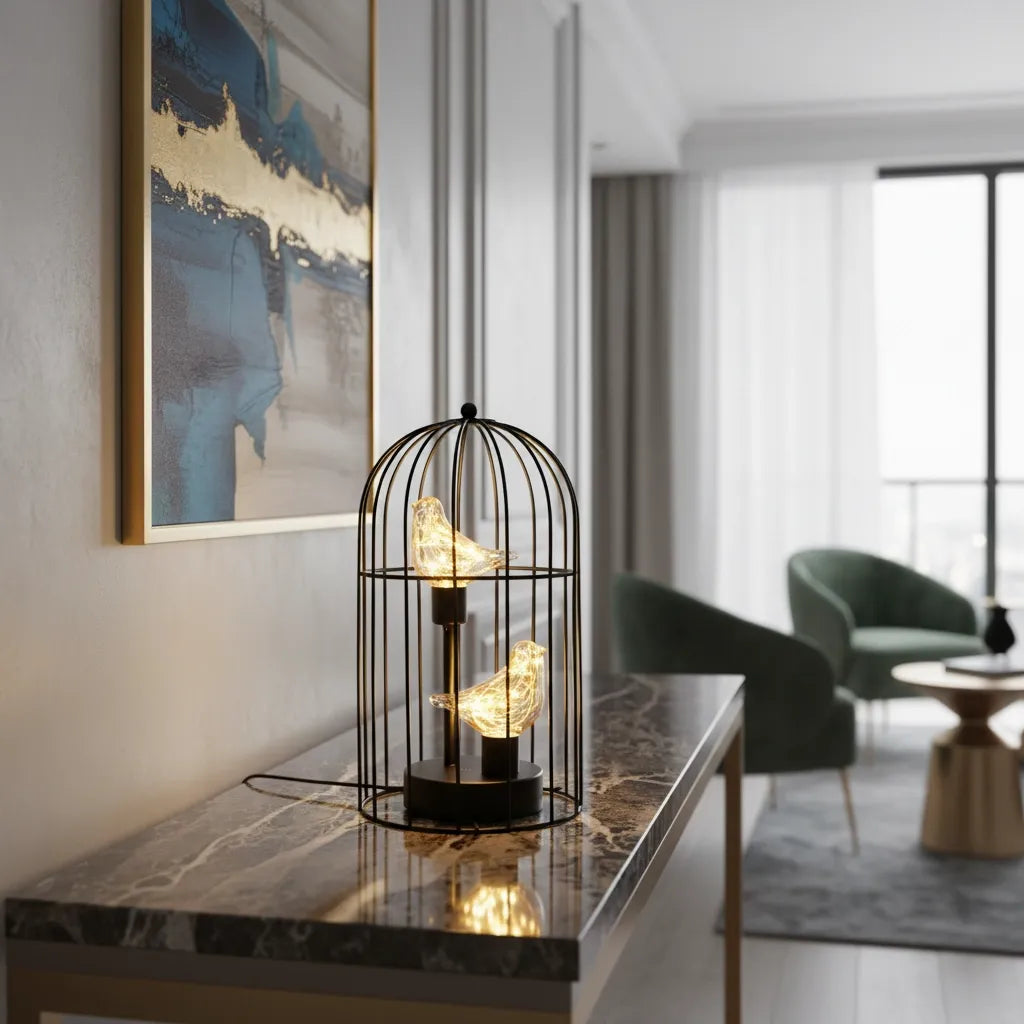 Lampe Cage à Oiseaux