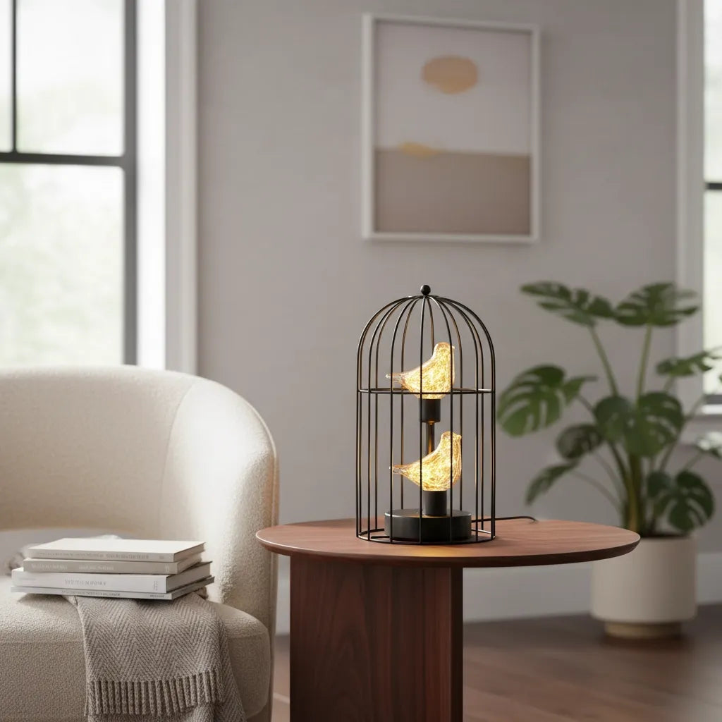 Lampe Cage à Oiseaux