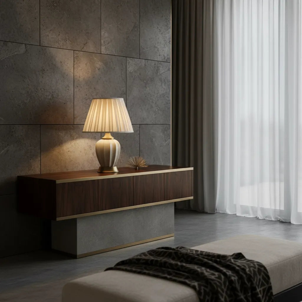 Lampe Céramique Blanche