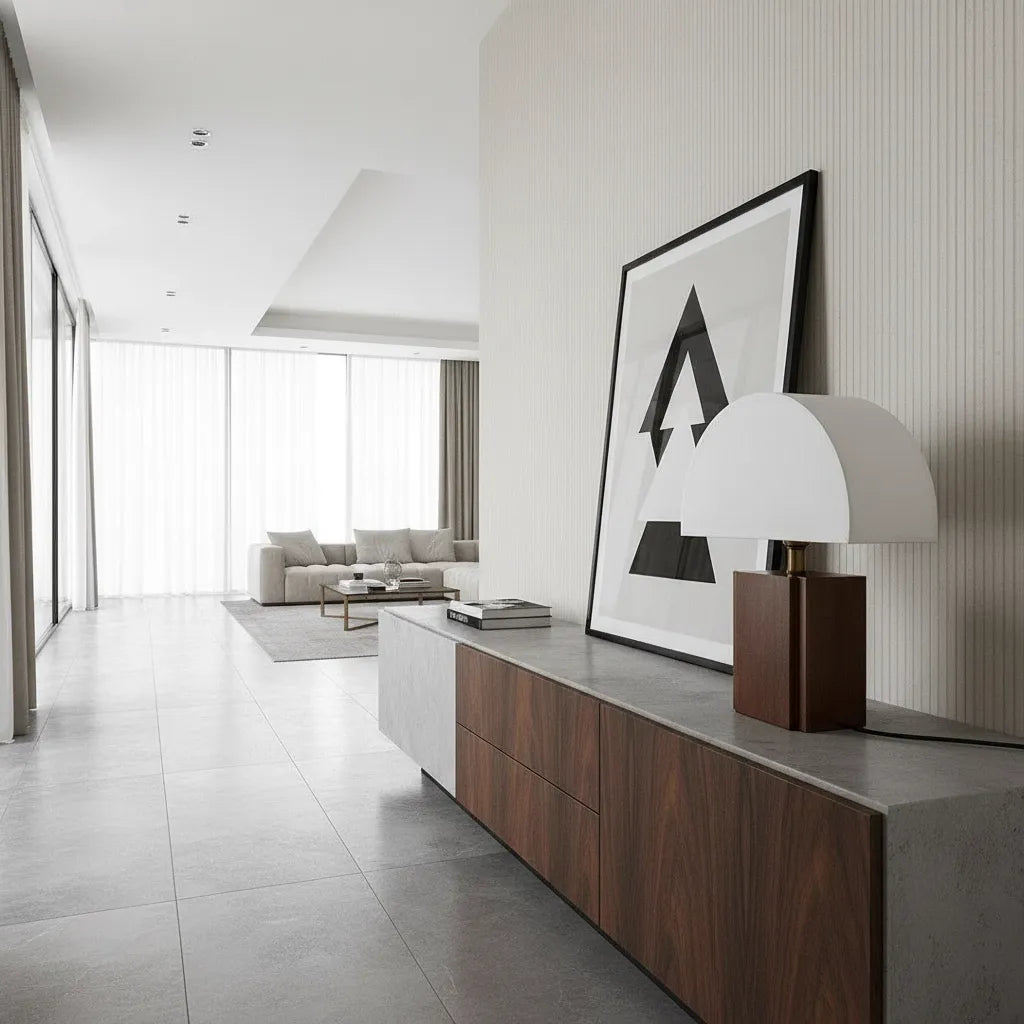 Lampe Champignon Bois