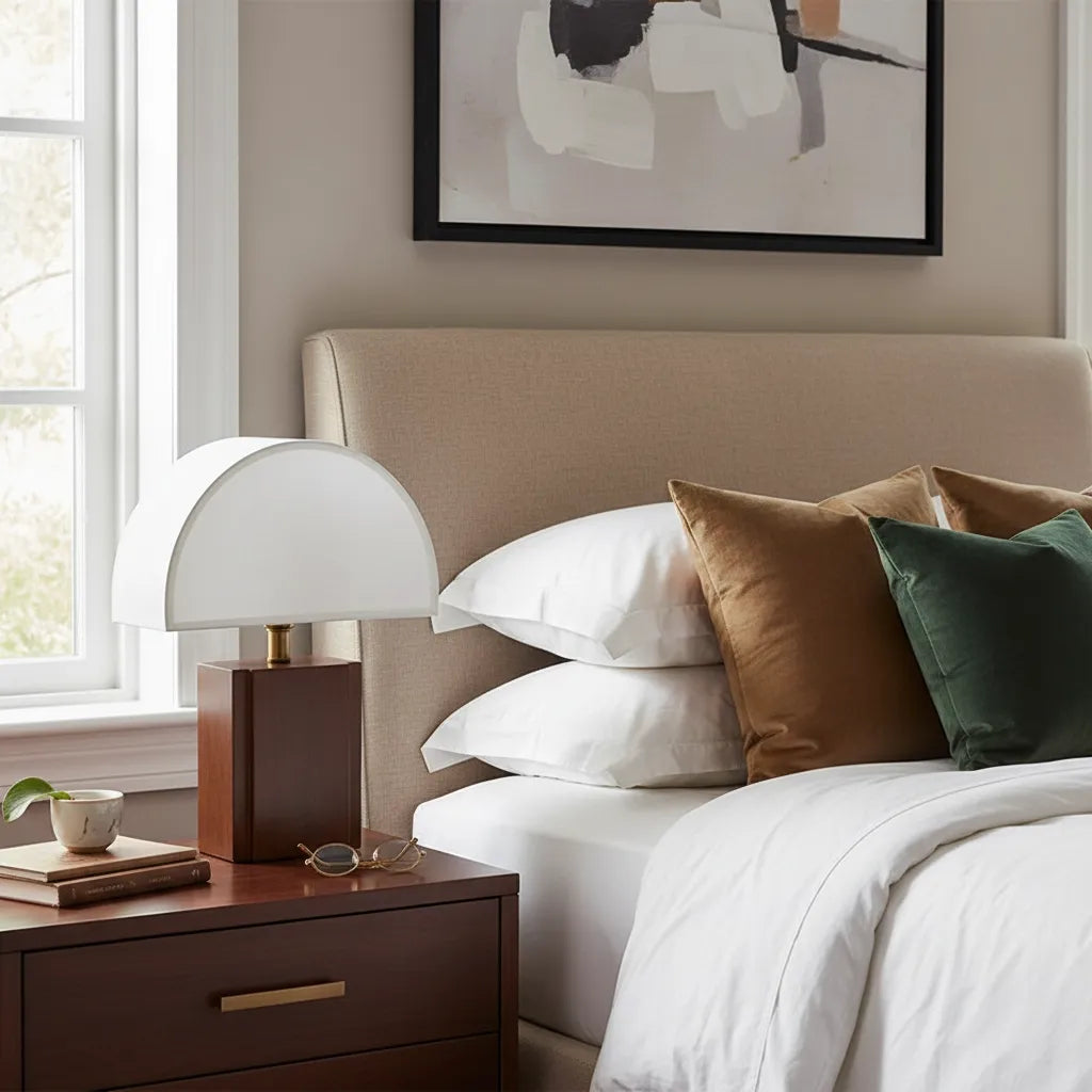 Lampe Champignon Bois