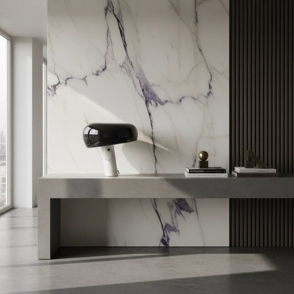 Lampe Champignon Marbre