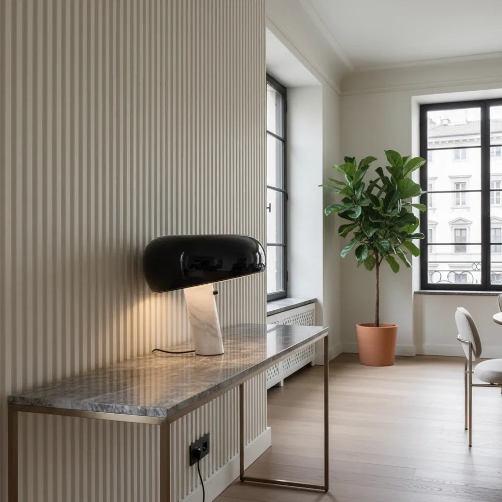 Lampe Champignon Marbre