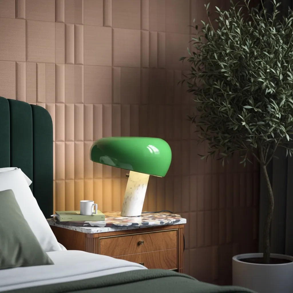 Lampe Champignon Marbre