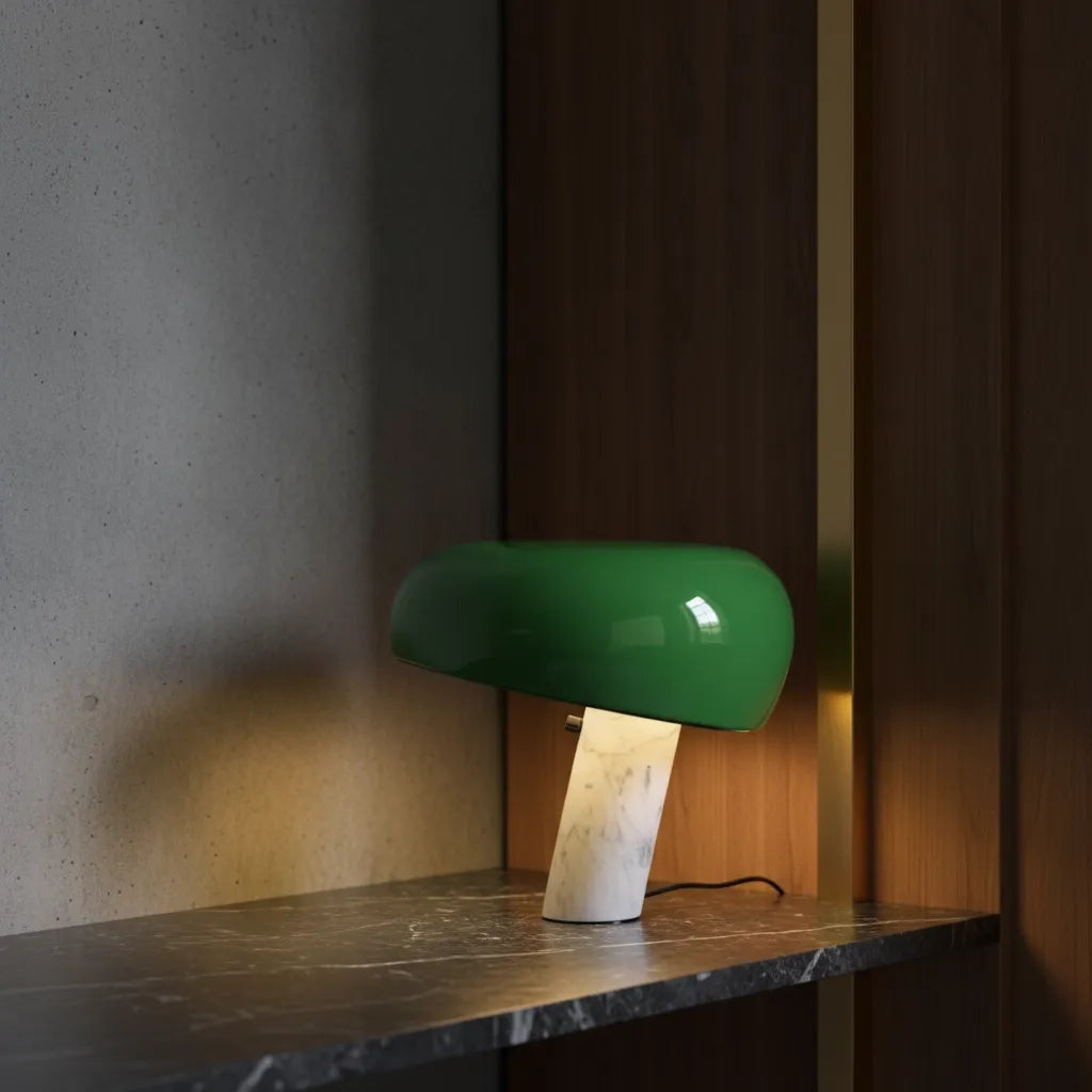 Lampe Champignon Marbre