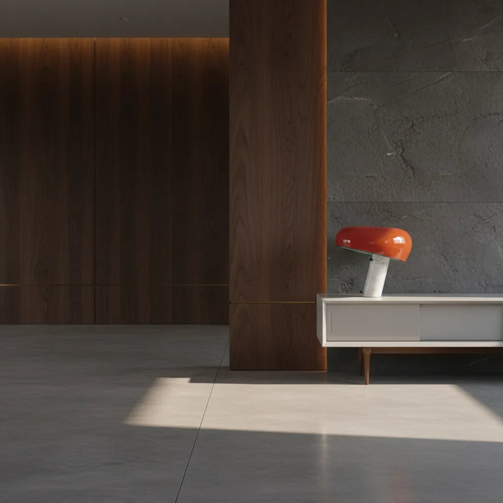 Lampe Champignon Marbre