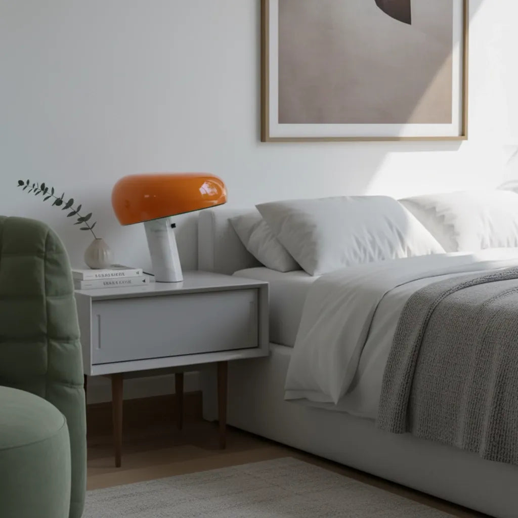 Lampe Champignon Marbre