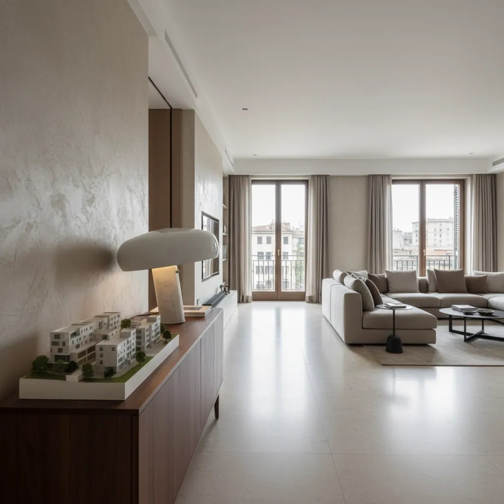 Lampe Champignon Marbre